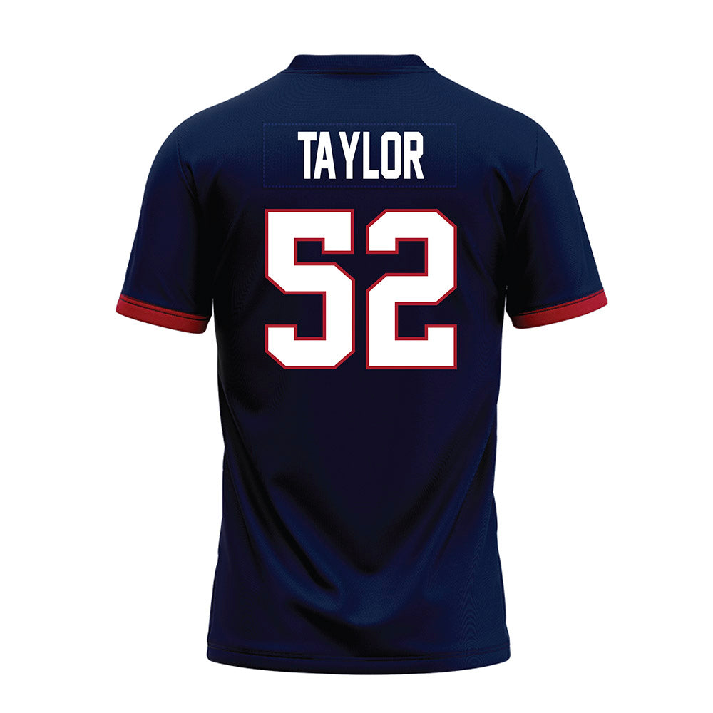 Liberty - NCAA Football : Jacob Taylor - Navy Premium Football Jersey-1