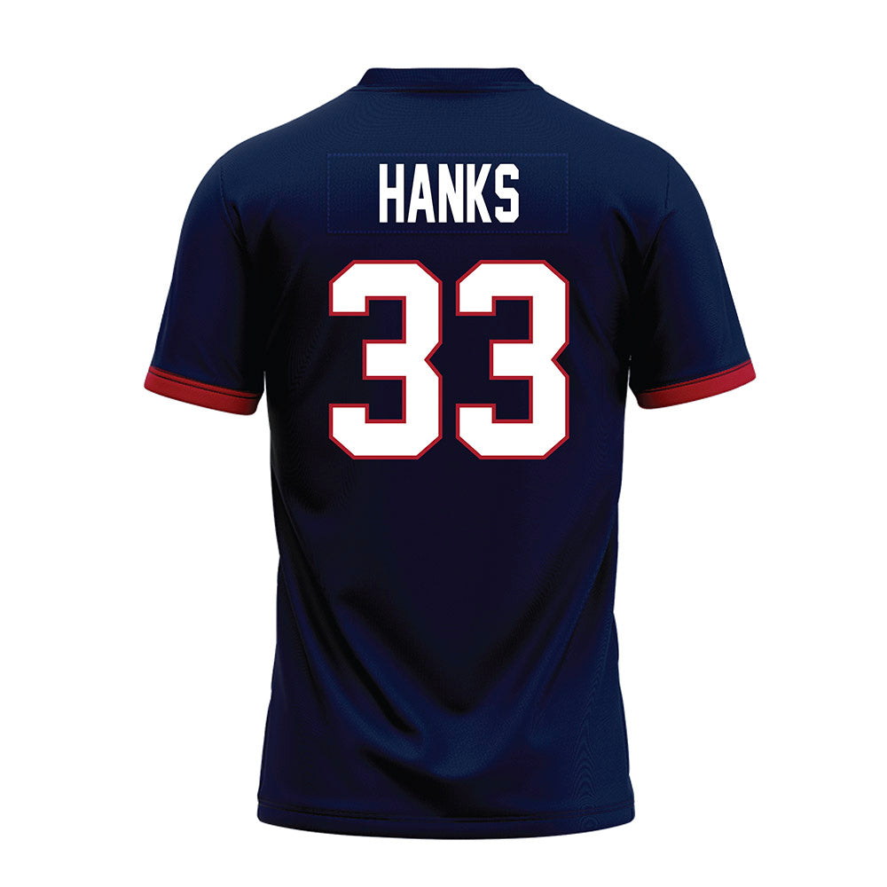 Liberty - NCAA Football : Kyle Hanks - Navy Premium Football Jersey