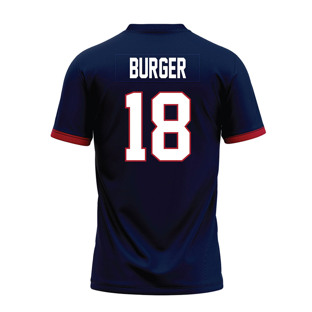 Liberty - NCAA Football : Ryan Burger - Navy Premium Football Jersey