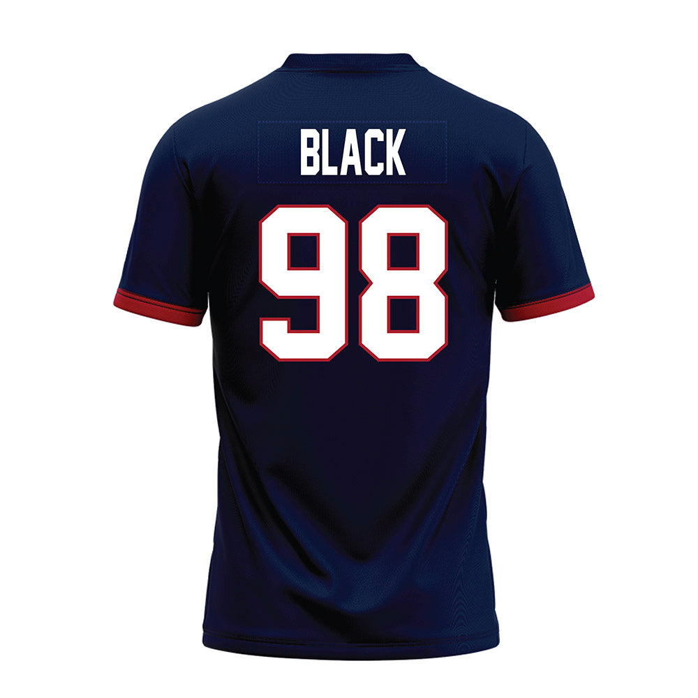 Liberty - NCAA Football : Tyler Black - Navy Premium Football Jersey-1