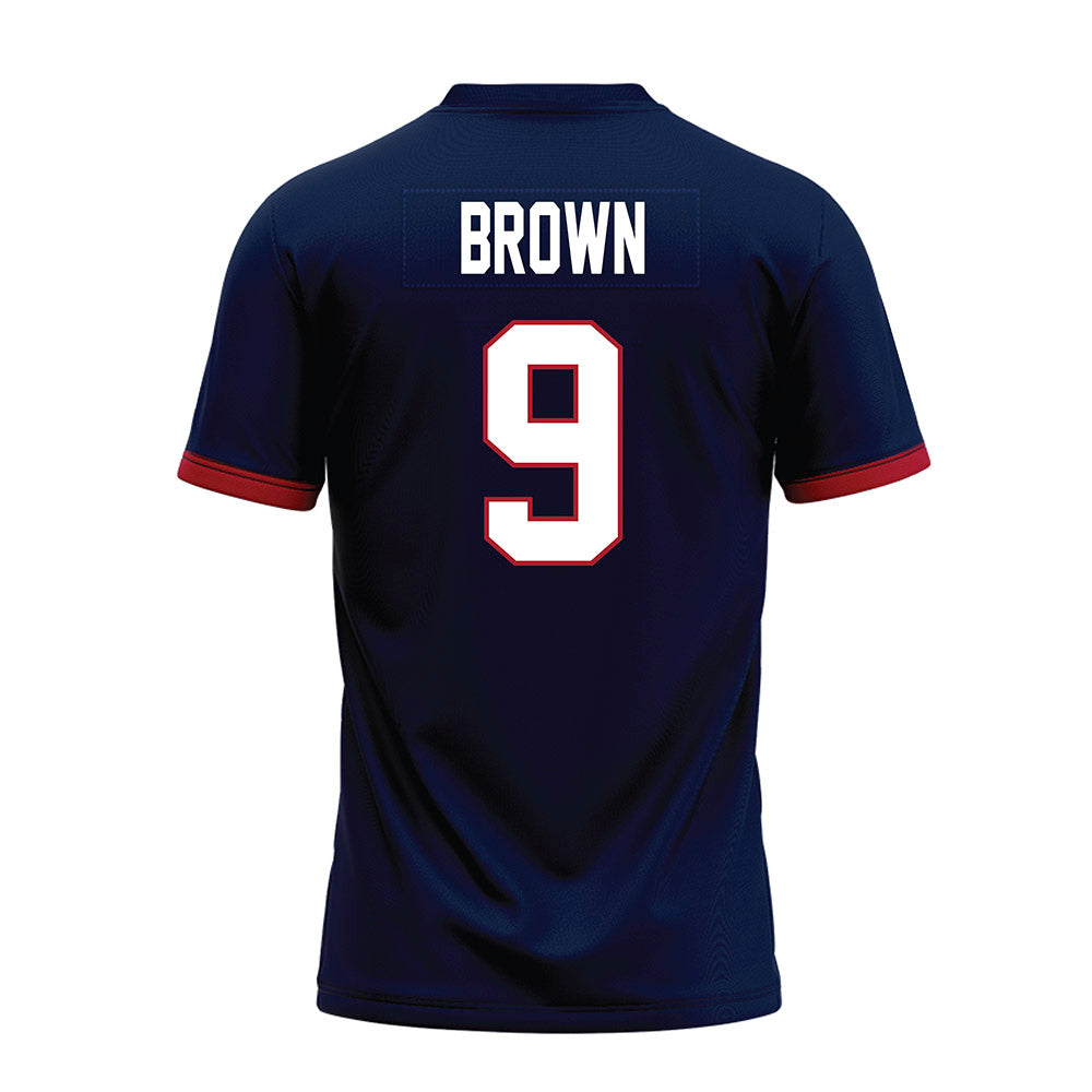 Liberty - NCAA Football : Jahmar Brown - Navy Premium Football Jersey