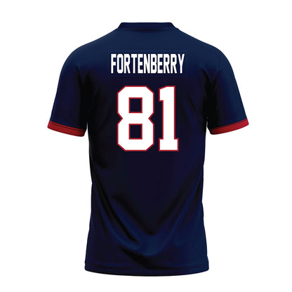 Liberty - NCAA Football : Markel Fortenberry - Navy Premium Football Jersey