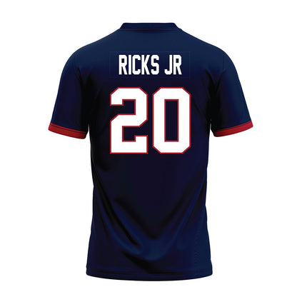 Liberty - NCAA Football : Dexter Ricks Jr - Navy Premium Football Jersey