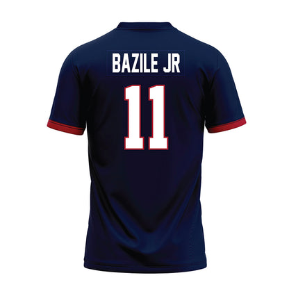 Liberty - NCAA Football : CJ Bazile Jr - Navy Premium Football Jersey