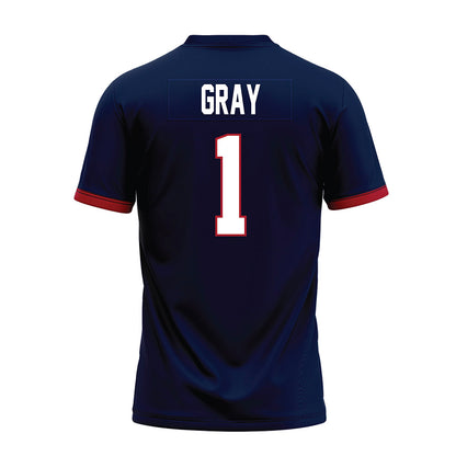 Liberty - NCAA Football : Julian Gray - Navy Premium Football Jersey