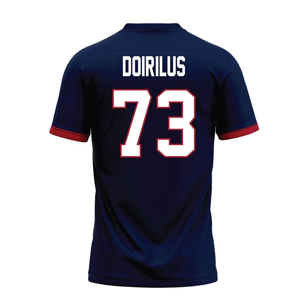 Liberty - NCAA Football : Curtis Doirilus - Navy Premium Football Jersey-1