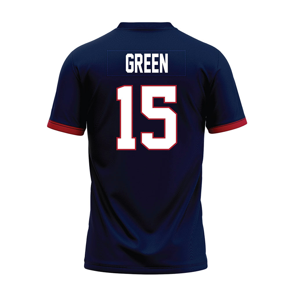 Liberty - NCAA Football : Brylan Green - Navy Premium Football Jersey