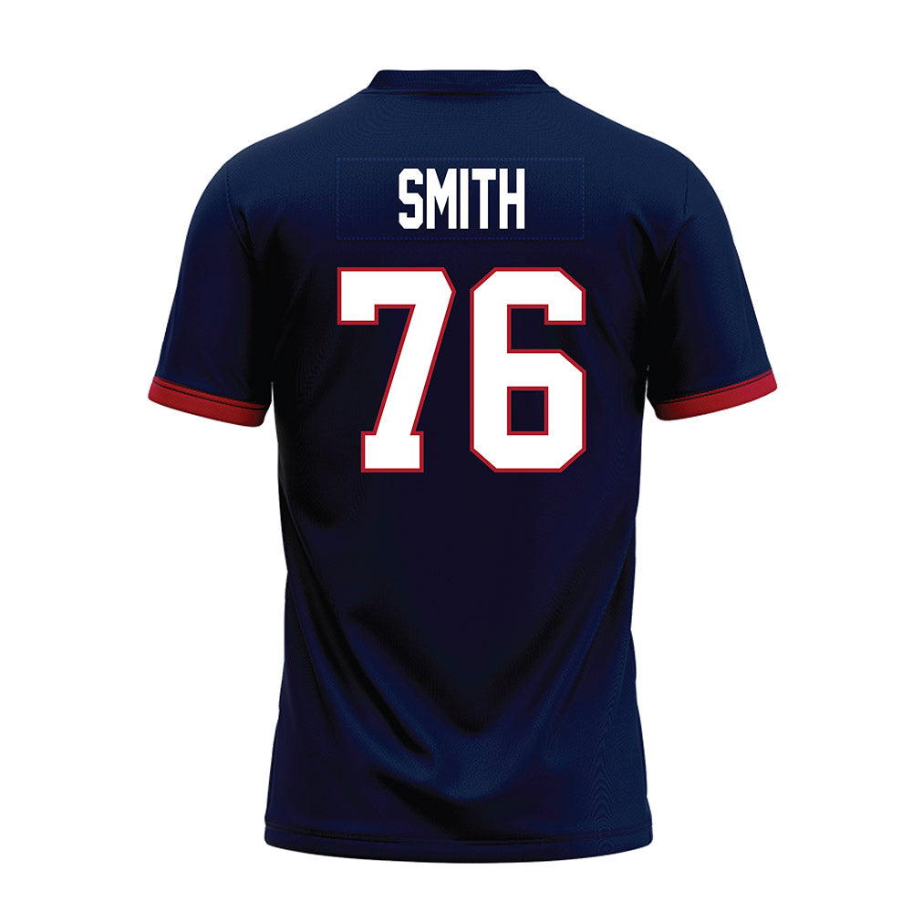 Liberty - NCAA Football : Gabriel Smith - Navy Premium Football Jersey-1