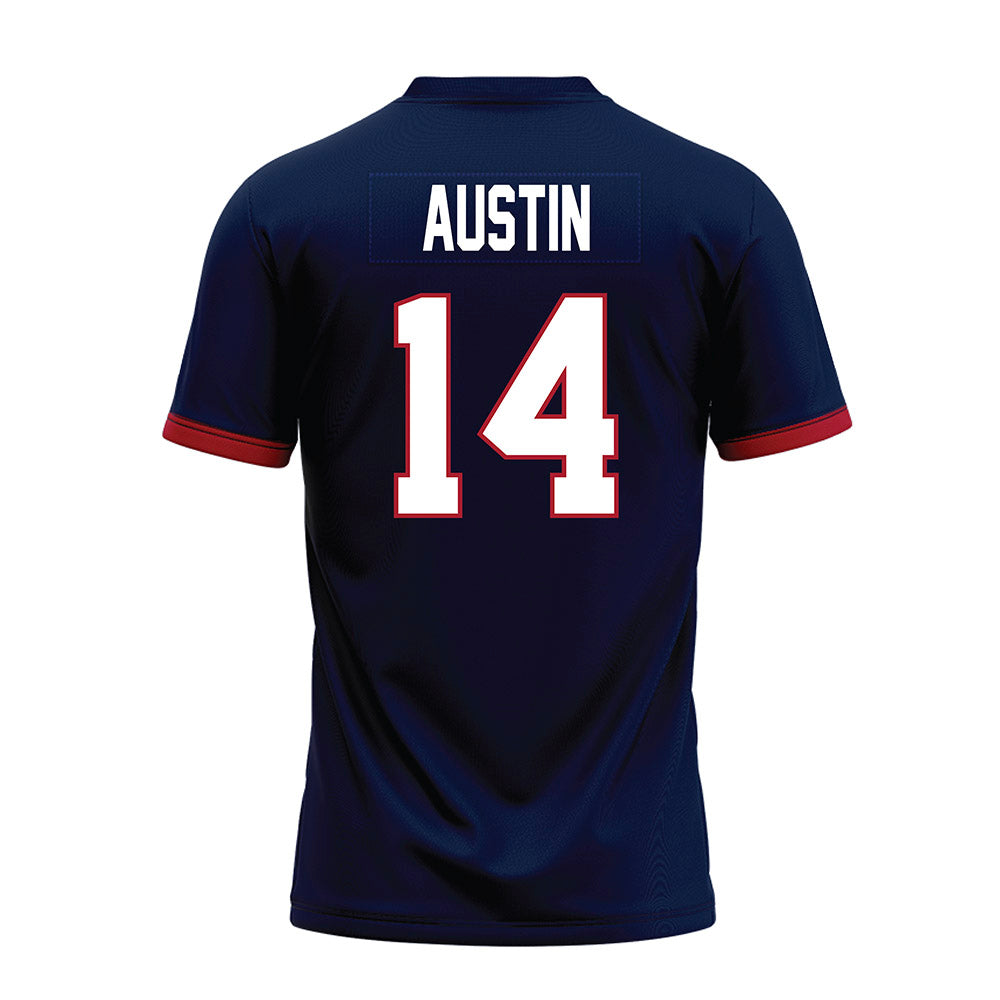 Liberty - NCAA Football : Kylen Austin - Navy Premium Football Jersey