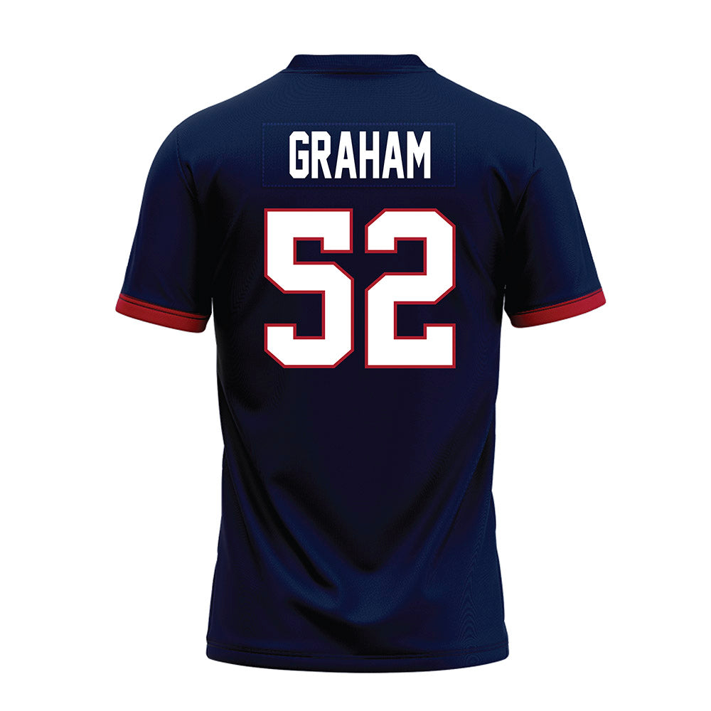 Liberty - NCAA Football : Jonathan Graham - Navy Premium Football Jersey