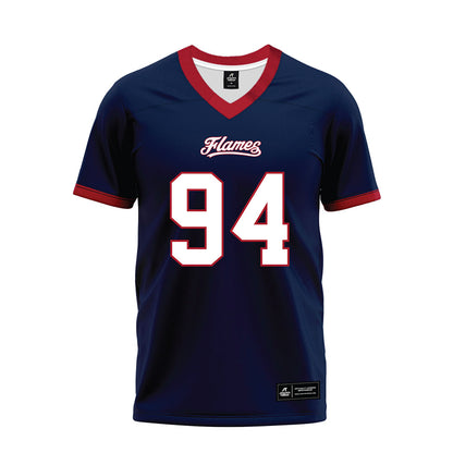 Liberty - NCAA Football : Nathan Pirolli - Navy Premium Football Jersey