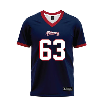 Liberty - NCAA Football : DaJyQuwan Jackson-Payne - Navy Premium Football Jersey-0