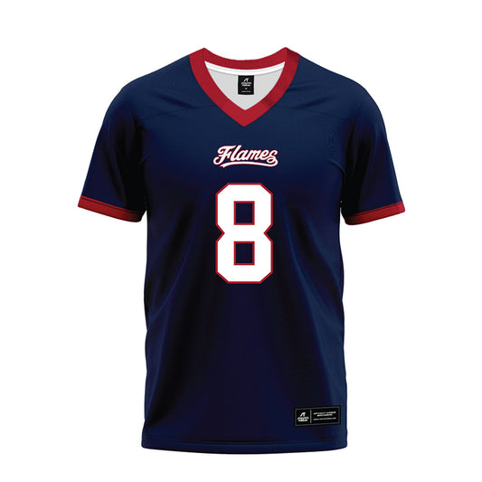 Liberty - NCAA Football : Brenton Williams - Navy Premium Football Jersey-0