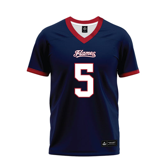 Liberty - NCAA Football : Noah Frith - Navy Premium Football Jersey