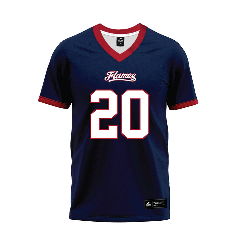 Liberty - NCAA Football : Dexter Ricks Jr - Navy Premium Football Jersey