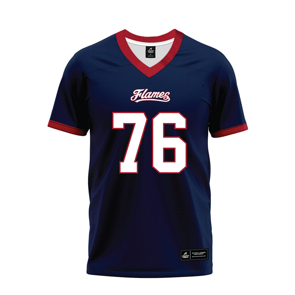Liberty - NCAA Football : Gabriel Smith - Navy Premium Football Jersey-0