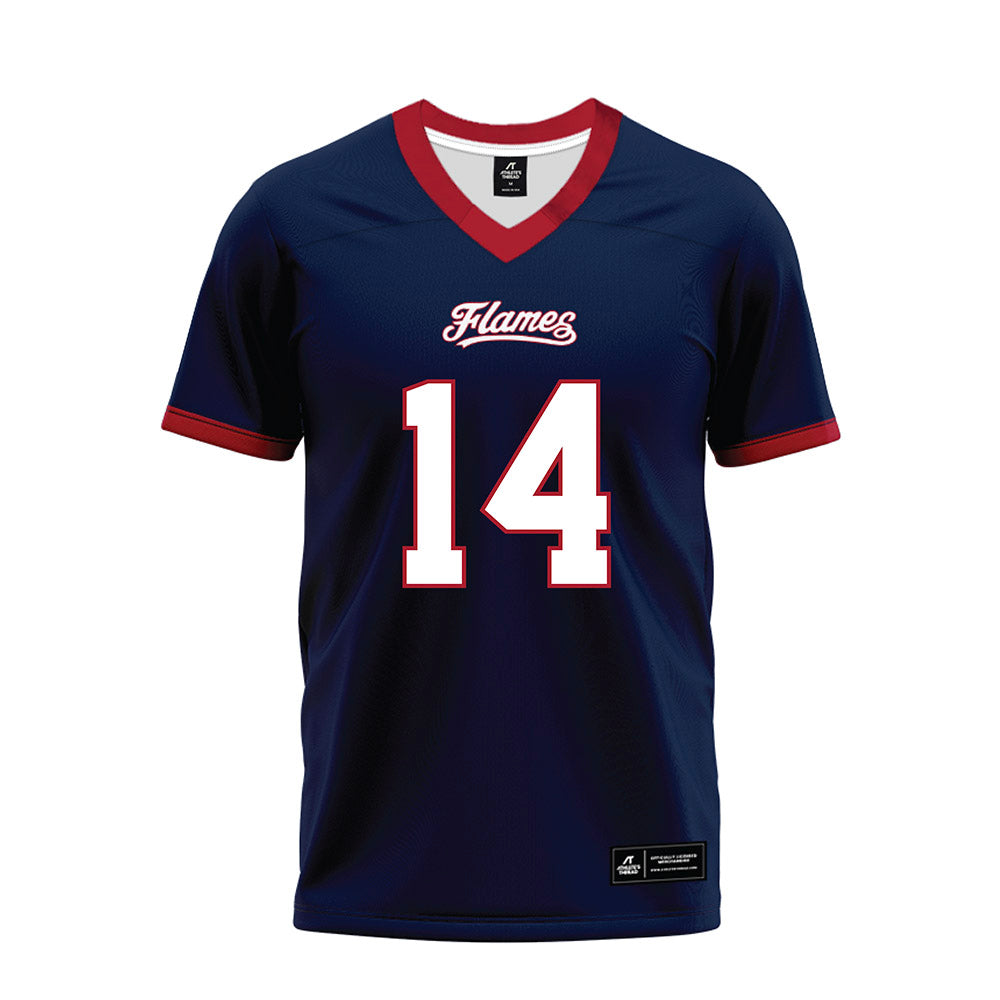 Liberty - NCAA Football : Ethan Houck - Navy Premium Football Jersey-0