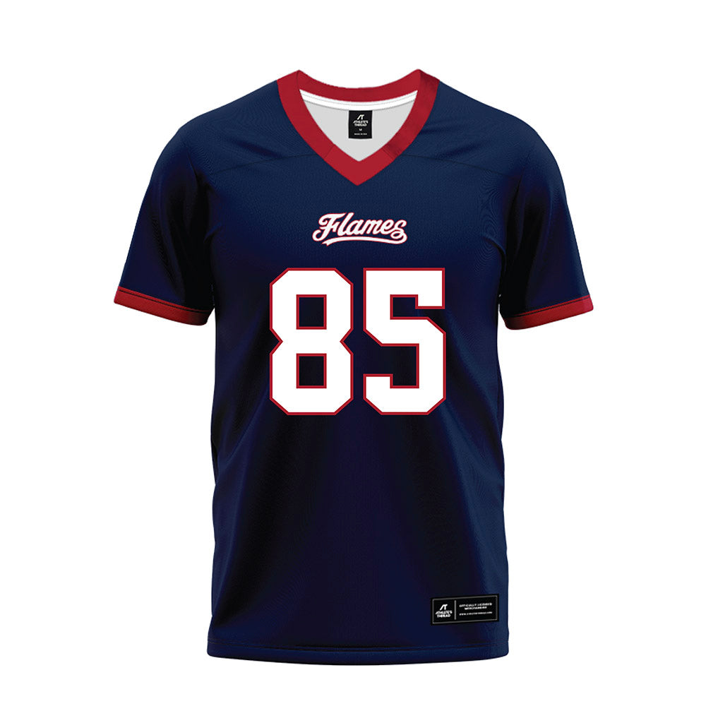 Liberty - NCAA Football : Connie Hewitt II - Navy Premium Football Jersey-0