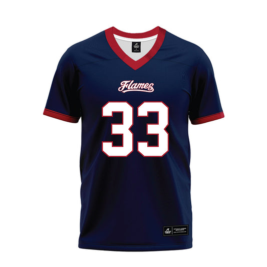 Liberty - NCAA Football : Aidan Vaughan - Navy Premium Football Jersey