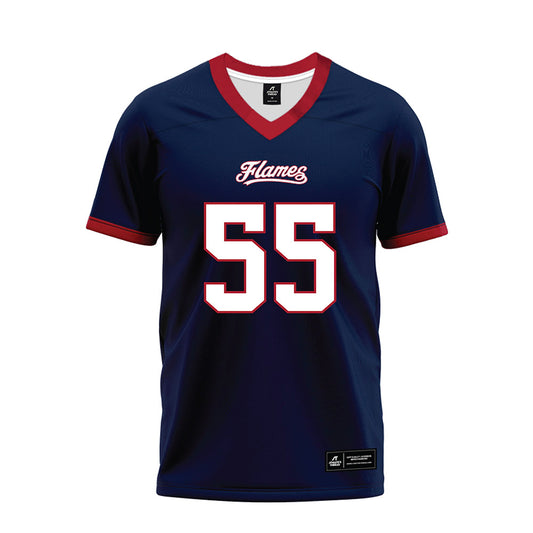 Liberty - NCAA Football : Brendan Schlittler - Navy Premium Football Jersey