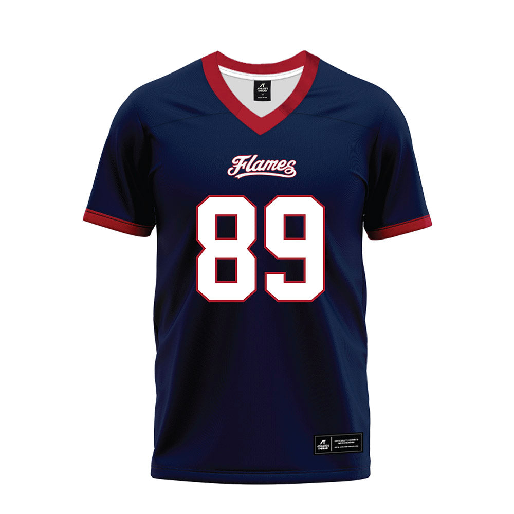 Liberty - NCAA Football : Jerry Mervil - Navy Premium Football Jersey