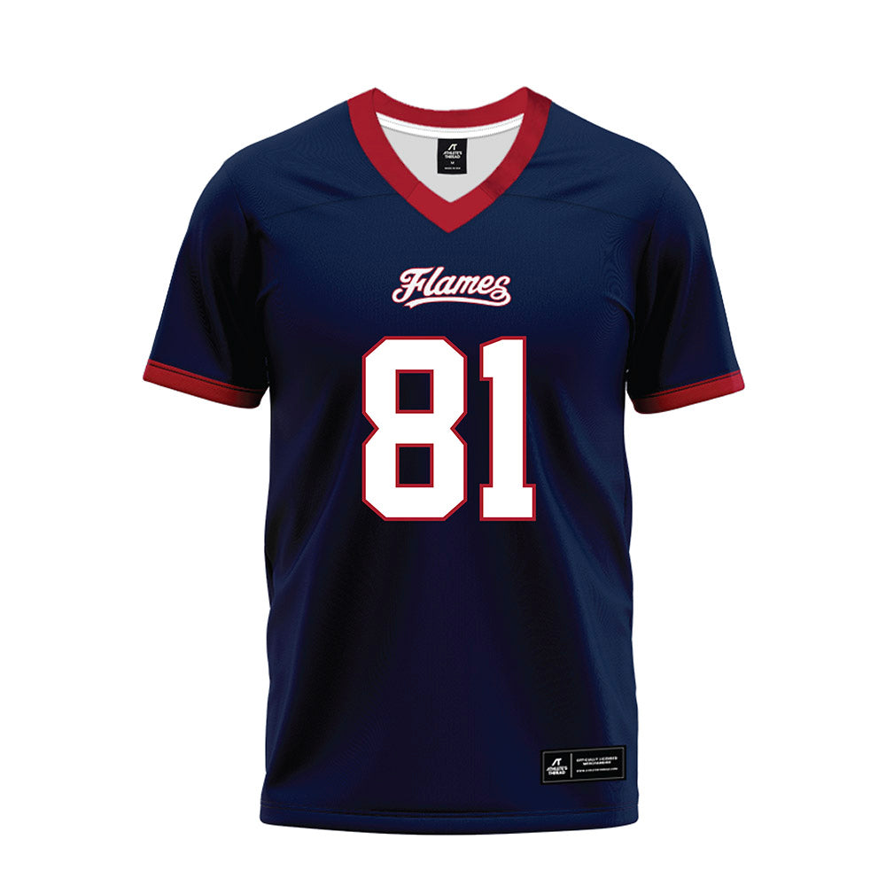 Liberty - NCAA Football : Markel Fortenberry - Navy Premium Football Jersey