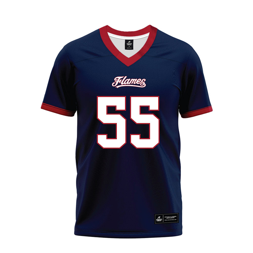 Liberty - NCAA Football : Harrison Hayes - Navy Premium Football Jersey