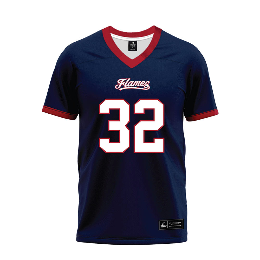 Liberty - NCAA Football : Davion Dean - Navy Premium Football Jersey-0