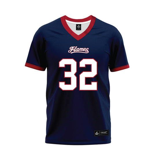 Liberty - NCAA Football : Davion Dean - Navy Premium Football Jersey-0