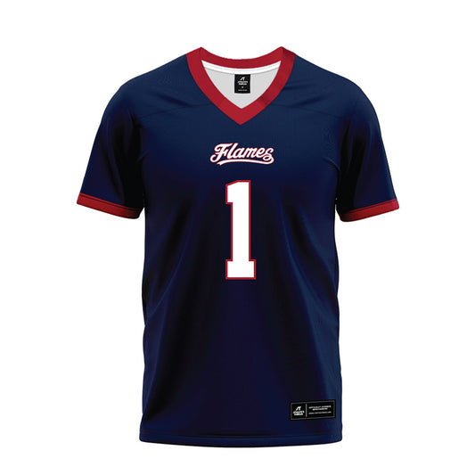 Liberty - NCAA Football : Julian Gray - Navy Premium Football Jersey