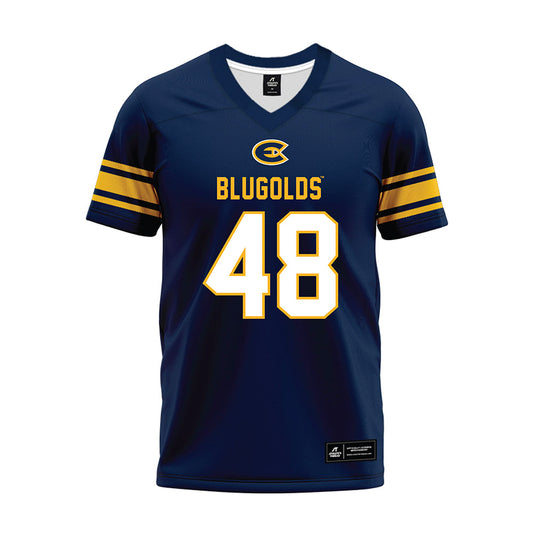 UW Eau Claire - NCAA Football : Jack Drange - Navy Premium Football Jersey-0