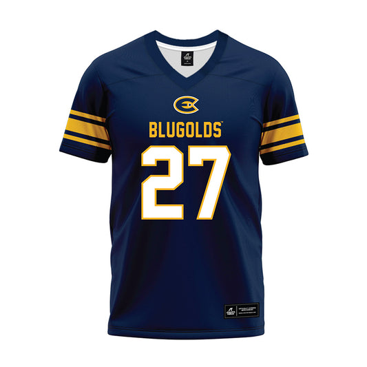 UW Eau Claire - NCAA Football : Nolan Merth - Navy Premium Football Jersey-0