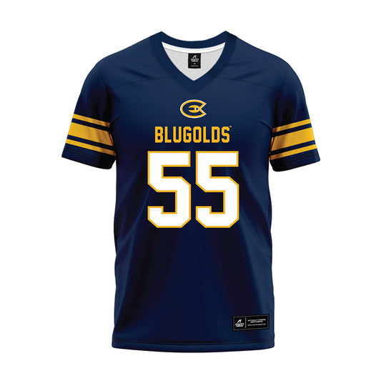 UW Eau Claire - NCAA Football : Lucas Swenson - Navy Premium Football Jersey-0
