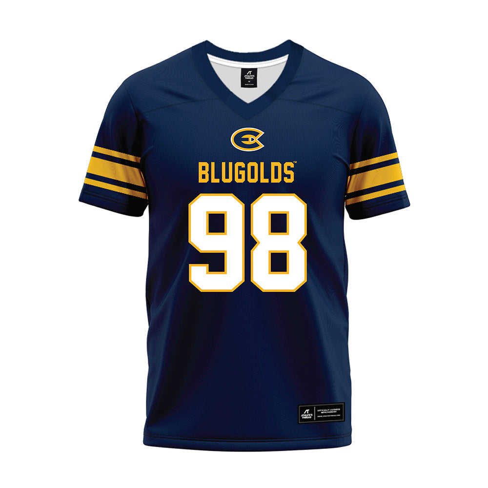 UW Eau Claire - NCAA Football : Nolan Kays - Navy Premium Football Jersey-0