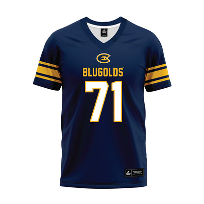 UW Eau Claire - NCAA Football : Joey Hamilton - Navy Premium Football Jersey-0