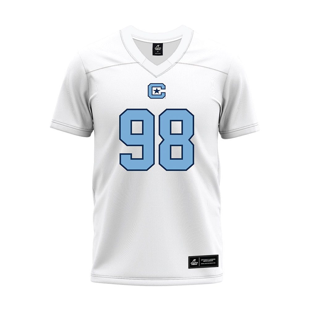 The Citadel - NCAA Football : Carson Arnold - White Premium Football Jersey-0