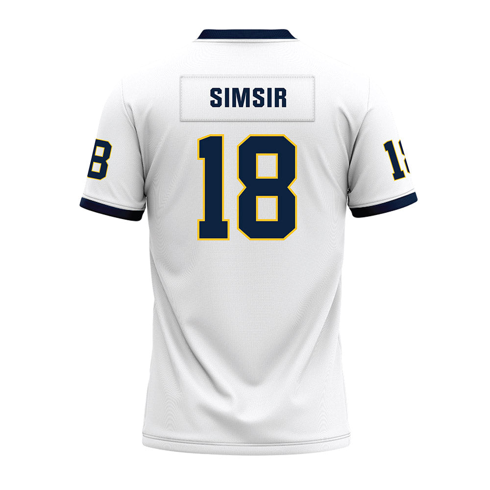 Murray State - NCAA Football : Huseyin Simsir - White Premium Football Jersey-1