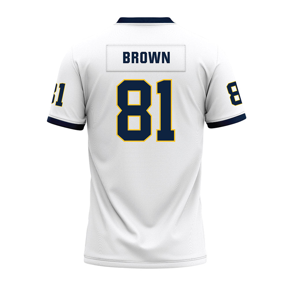Murray State - NCAA Football : Ty Brown - White Premium Football Jersey-1