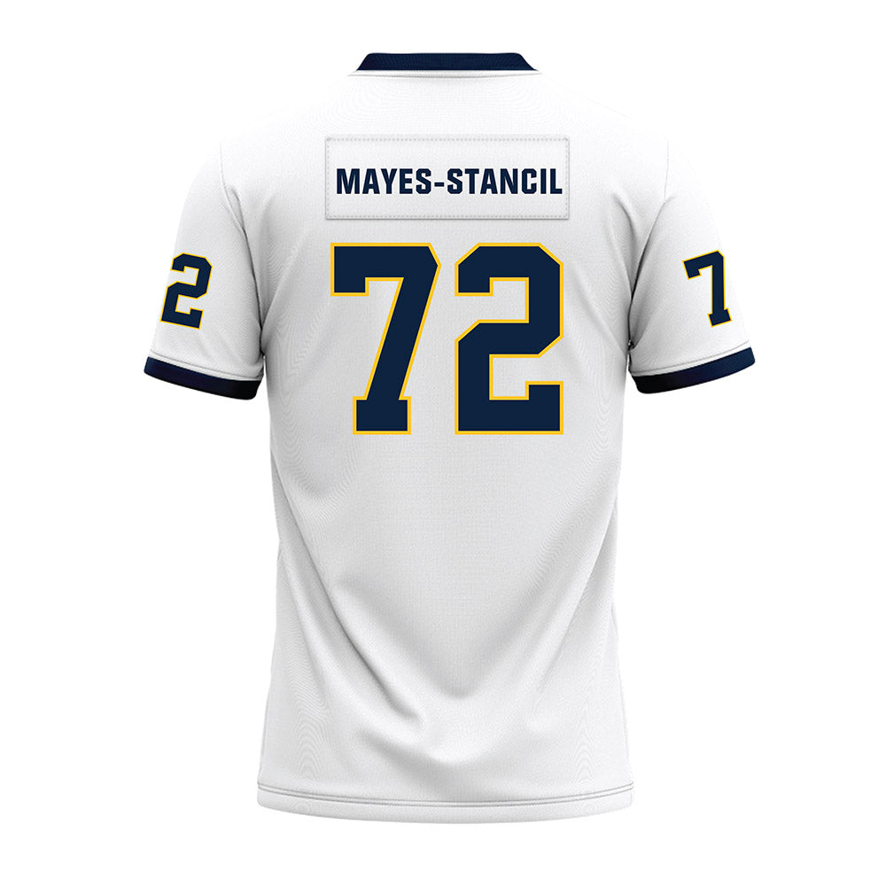 Murray State - NCAA Football : Cameron Mayes-Stancil - White Premium Football Jersey-1