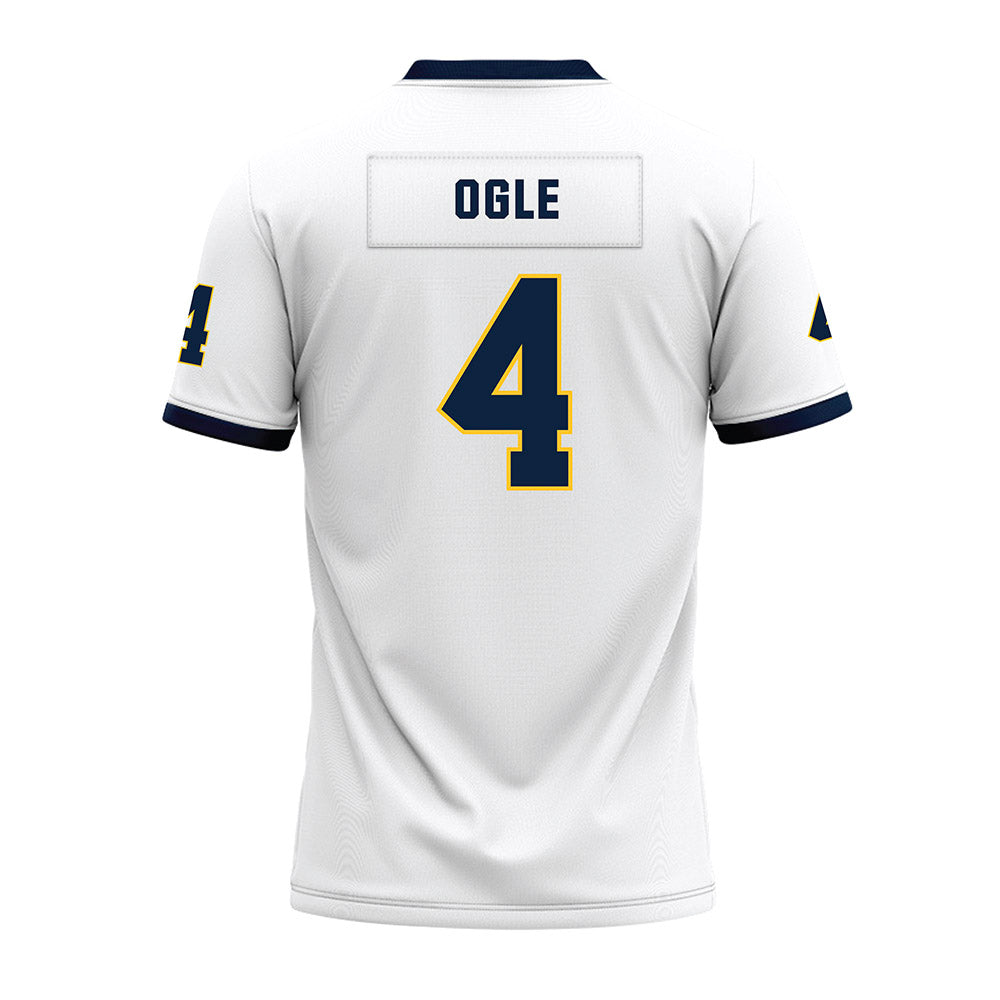 Murray State - NCAA Football : Jim Ogle - White Premium Football Jersey