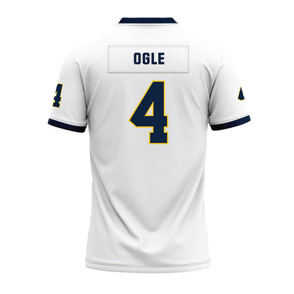 Murray State - NCAA Football : Jim Ogle - White Premium Football Jersey