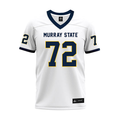 Murray State - NCAA Football : Cameron Mayes-Stancil - White Premium Football Jersey-0