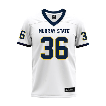 Murray State - NCAA Football : Josh Murphy - White Premium Football Jersey-0