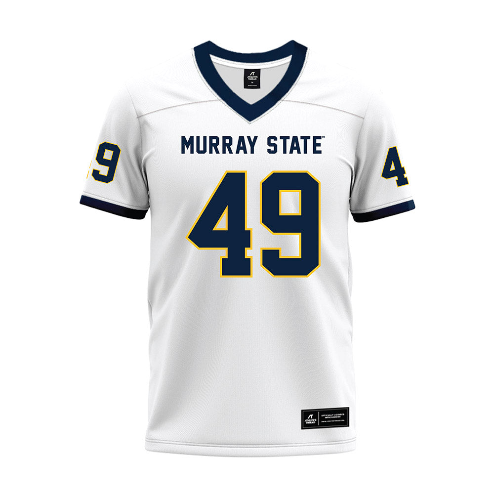Murray State - NCAA Football : Jackson Mann - White Premium Football Jersey-0