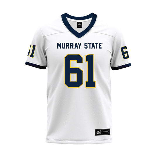 Murray State - NCAA Football : AJ Shadid - White Premium Football Jersey-0