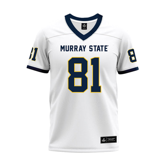 Murray State - NCAA Football : Ty Brown - White Premium Football Jersey-0