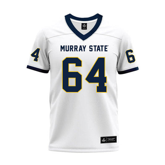 Murray State - NCAA Football : Kenneth McGill - White Premium Football Jersey-0
