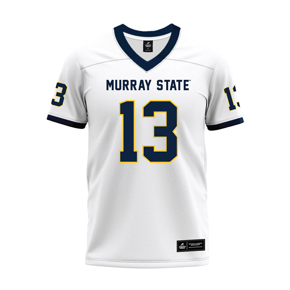 Murray State - NCAA Football : John Ford - White Premium Football Jersey-0