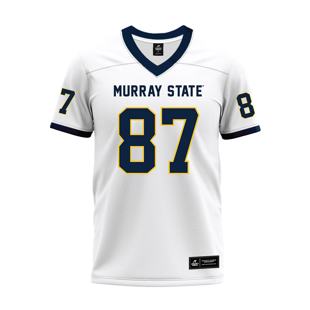 Murray State - NCAA Football : Liam McCormack - White Premium Football Jersey-0