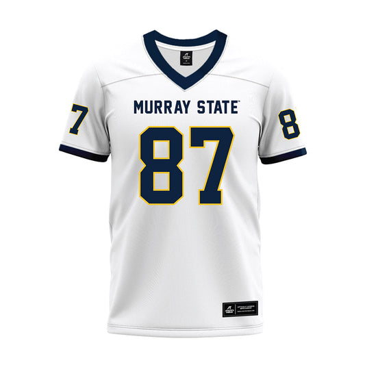 Murray State - NCAA Football : Liam McCormack - White Premium Football Jersey-0